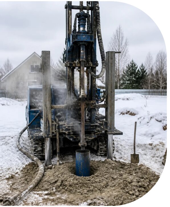 Бурение скважины зимой в Нижнеудинске с гарантией качества